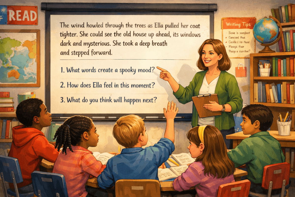 Text-Dependent Questions: How to Build Close Reading Skills with AI Support