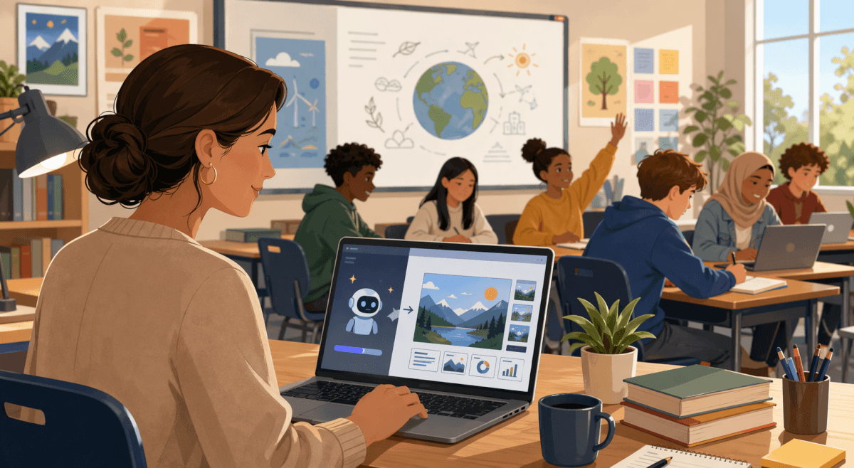 Presentations Made Easy: How to Create Classroom Slideshows with an AI Presentation Generator for Teachers